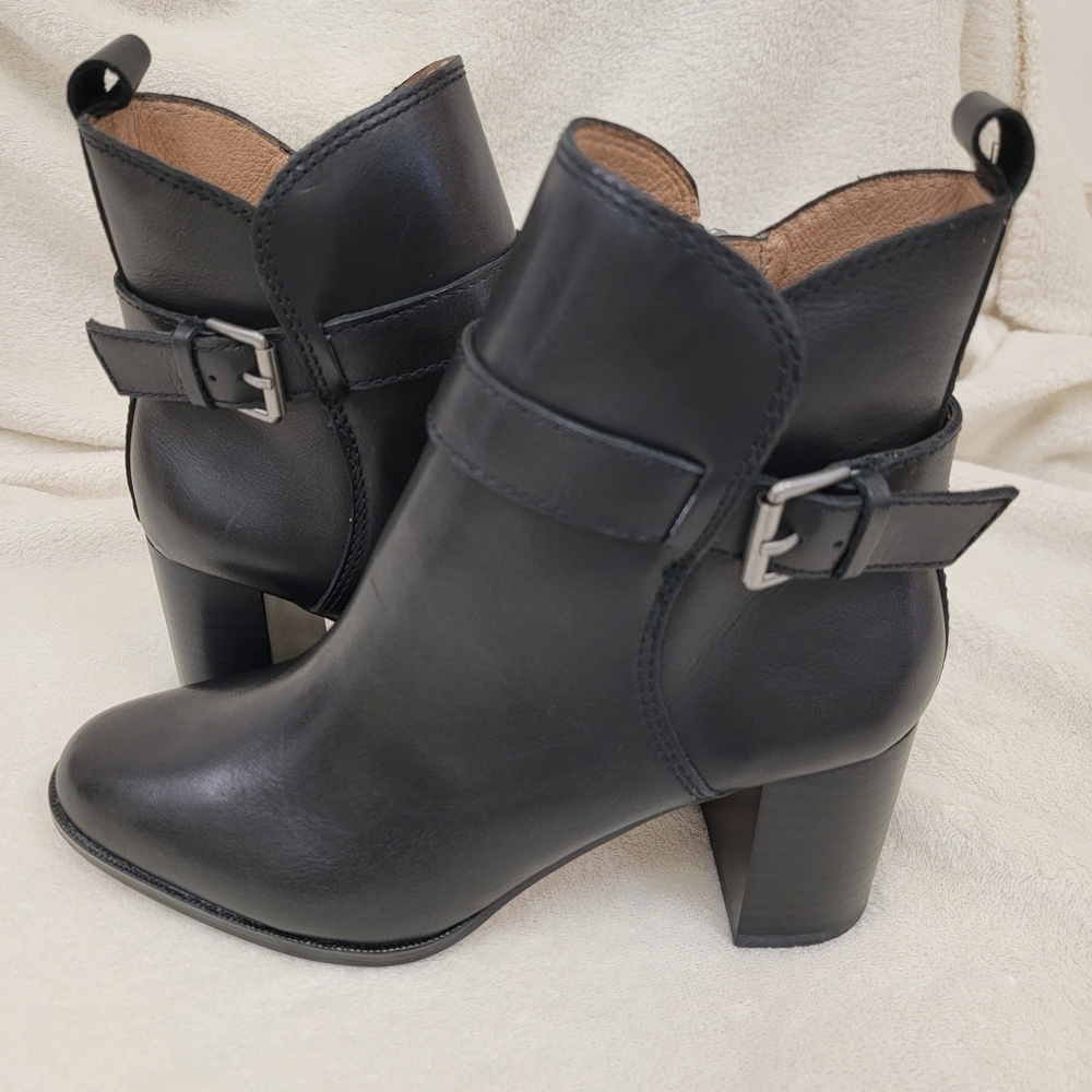 Madewell Leather Alaina Buckle Bootie NWOT - Picture 8 of 11